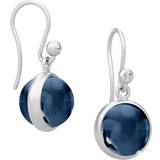 Julie Sandlau Kubisk Zirkon Smykker Julie Sandlau Prime Earrings - Silver/Blue/Transparent