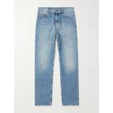 Gucci Bukser & Shorts Gucci Straight-Leg Horsebit-Detailed Jeans Men Blue UK/US