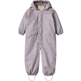Regndragter Wheat Aiko Thermo Rainsuit - Lavender Flowers (7106i/8106i-977-1347)
