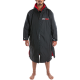Herre - Nylon Frakker Dryrobe Advance Long Sleeve Changing Robe - Black/Red
