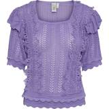 Y.A.S Lilla Overdele Y.A.S Yasmila Knitted Top - Bougainvillea