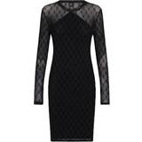 Dame - Korte kjoler - XL Hype The Detail Mesh - Black