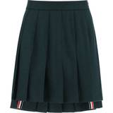 Brun - Uld Nederdele Thom Browne Flannel Mini Pleated Skirt