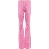 Versace Pink Bukser & Shorts Versace Pink 'La Greca' Lounge Pants IT