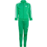 Adidas Tracksuits Børnetøj adidas Kid's Adicolor SST Tracksuits - Green