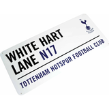 Premier League Fanprodukter Tottenham Hotspur FC White Metal Street Sign