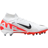 Kunstgræs (AG) - Unisex Fodboldstøvler Nike Zoom Mercurial Superfly 9 Elite AG-Pro - Bright Crimson/Black/White