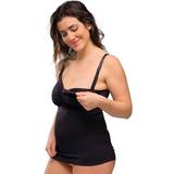 Carriwell Graviditet & Amning Carriwell Seamless Nursing Top with Shapewear Black
