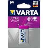 9V (6LR61) Batterier & Opladere Varta Ultra Lithium 9V