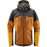 M - Multifarvet Overtøj Haglöfs Spitz GTX Pro Jacket Men - Golden Brown/Magnetite