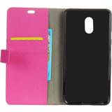 CaseOnline Wallet 2-kort til OnePlus 6T A6010 lyserød