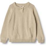 Lomme - Piger Striktrøjer Wheat Dima Knitted Pullover Sweaters - Fossil