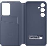Lilla Covers med kortholder Samsung Galaxy S24 Smart View Wallet Case Violet