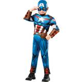 Superhelte & Superskurke Dragter & Tøj Rubies Boys Deluxe Captain America Costume