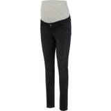 Knapper Graviditet & Amning Mamalicious Slim Fit Maternity Jeans Black/Black Denim