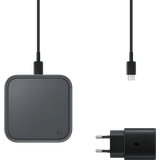Sort - Trådløse opladere Batterier & Opladere Samsung EP-P2400 with Travel Adapter