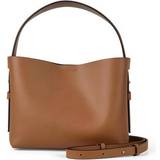 Trykknap Tasker Second Female Leata Leather Bag - Breen