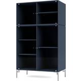 Blå - Glas Skab Montana Furniture Ripple III Juniper Opbevaringsskab 69.6x117.6cm