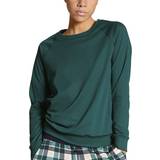 Calida Dame - Grøn Tøj Calida Favourites Long Sleeve Shirt Grønn bomull Dame