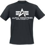 Alpha Industries Lang Tøj Alpha Industries T-skjorte Basic t-skjorte til Herrer svart