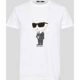 Karl Lagerfeld Hvid Overdele Karl Lagerfeld Damen T-Shirt IKONIK 2.0 T-SHIRT