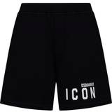 DSquared2 Elastan/Lycra/Spandex Bukser & Shorts DSquared2 Black Be 'Icon' Relax Shorts 965 COL. 965