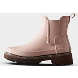 Pink Chelsea boots Hunter Women's Refined Stitch Detail Chelsea Wellington Boots