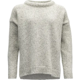 Devold Rund hals Overdele Devold Nansen Sweater Woman's - Grey Melange