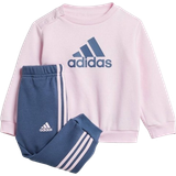 Pink - Polyester Tracksuits adidas Badge of Sport Jogger Set - Clear Pink/Preloved Ink