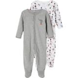 Pyjamasser Name It Infant Nightsuit 2-pack - Grey Melange (13192811)