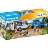 Playmobil Plastlegetøj Playmobil Family Fun Caravan with Car 71423