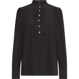 Dame - Stribede Skjorter Freequent FQApril Shirt - Black