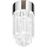 Orion Metal Loftlamper Orion Prism LED Chrome/Clear Loftplafond 10cm