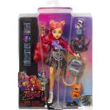 Monster High Modedukker Legetøjskøkkener Monster High Toralei Stripe Collectible Doll Pet and Accessories Sweet Fangs G3 Reboot