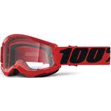 100% Skiudstyr 100% Crossbriller Strata Junior, Rød