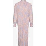 Dame Tøj Noella Rebecca Long Dress Lavender/Apricot Print