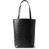 Herre - Skind Tote Bag & Shopper tasker Bottega Veneta Avenue Small Intrecciato Leather Tote Men Black