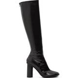 Bottega Veneta Lak Sko Bottega Veneta Patent leather knee-high boots black