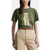 Polo Ralph Lauren Dame - Grøn Tøj Polo Ralph Lauren 30/1 Uneven Jsyssl-tsh Kvinde T-shirts Bomuld hos Magasin Trail
