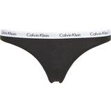 Calvin Klein Elastan/Lycra/Spandex Trusser Calvin Klein Underwear Thong Pack Black