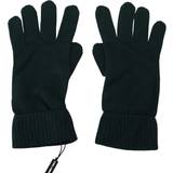 11 - Cashmere - Grøn Tøj Dolce & Gabbana Green Wrist Length Cashmere Knitted Gloves