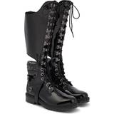 Lak Ankelstøvler Jimmy Choo x Timberland convertible patent leather boots black