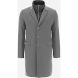 Cashmere - Herre Frakker Herno Layered cashmere overcoat grey
