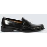 Thom Browne Lave sko Thom Browne Pleated Varsity loafers black