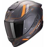 Scorpion Motorcykeludstyr Scorpion Exo-1400 EVO II Air Mirage Full-Face Helmet orange