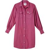 Wrangler 11,5 - Dame Tøj Wrangler Barbie Western Shirt Dress Dreamy Pink
