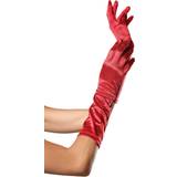 Leg Avenue Tilbehør Leg Avenue womens Satin Elbow Gloves, Red, One
