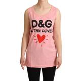 Dame - One Size T-shirts & Toppe Dolce & Gabbana T-Shirt Pink