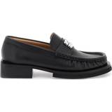 Imiteret læder - Slip-on Lave sko Ganni Butterfly Logo Loafer Loafers Black