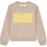 Beige Sweatshirts Mads Nørgaard Kid's Organic Sweat Talinka Sweatshirt - Oatmeal Melange